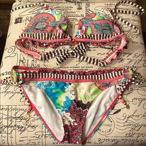 Colorful Paisley Bikini Set